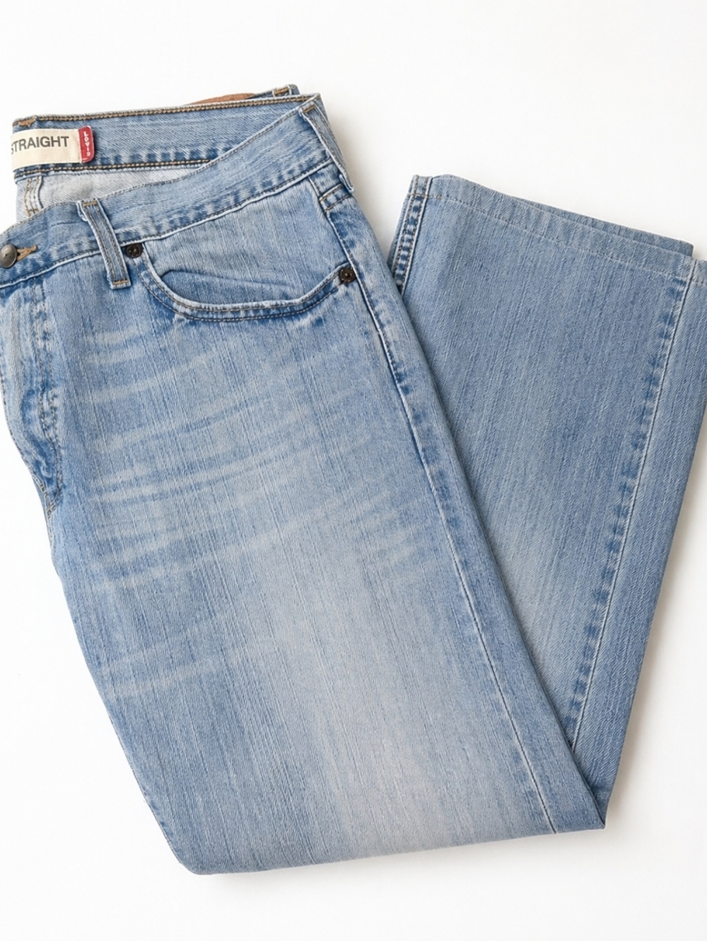 Levi’s 514 Slim Straight Jeans Men’s 34x30 Light Wash Blue